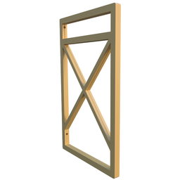 Quatro Suportes Estilo Industrial P/prateleiras 20cm - Dourado escuro - 3