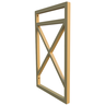 Quatro Suportes Estilo Industrial P/prateleiras 20cm - Dourado escuro - 3