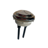 Botão Acionador de Descarga para Louças Sanitária Turim - Cromado - 7cm - 1