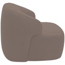 Ver imagem 6 de Kit 02 Poltronas Decorativa Fixa Orgânica para Sala Living Barolo L06 Veludo Marrom - Lyam Decor