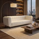 Ver imagem 6 de Sofa Living 2 Lugares Bellare 180 cm Pes Madeira Boucle Tce 1010 Moll