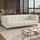 Ver imagem 2 de Sofa Living 2 Lugares Bellare 180 cm Pes Madeira Boucle Tce 1010 Moll