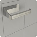 Ver imagem 4 de Porta Papel Higiênico Adesivo Colar Na Parede Inox DF