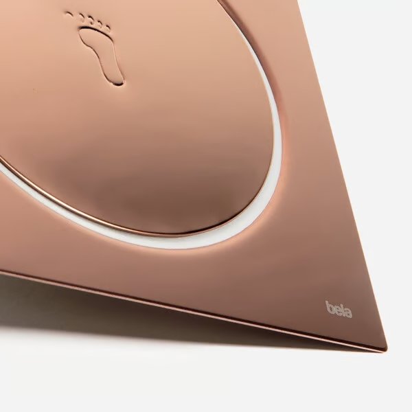 Ralo Click Inox - Rosê Brilhante - 10x10cm Concept Metais - 9