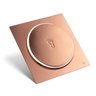 Ralo Click Quadrado 10 Cm Rose Gold - 10