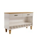 Ver imagem 5 de Aparador Bar Retrô com Adega 9 Nichos 2 Gavetas Cajueiro Yescasa