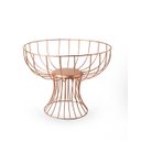 Ver imagem 1 de Fruteira Aramado Redondo Rose Gold Elegante