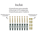 Ver imagem 2 de 4 Suportes 10cm Aço Reforçado Design em L para Prateleira Mão Francesa Preto