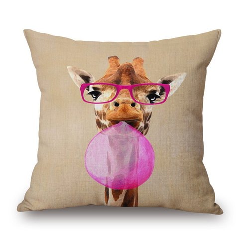 Almofada Girafa Chicle