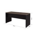 Ver imagem 3 de Mesa para Escritório Retangular 150cm Espresso Móveis Fresno E Preto