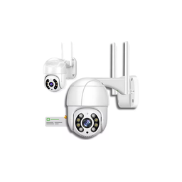 Câmera Externa Wifi Noturna Ip66 Hd Infravermelho App Icsee Cor Branco - 1