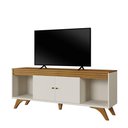 Ver imagem 6 de Rack 2 Portas Sevilha 1600 Mavular Cor:Off White/Naturalle