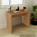 Ver imagem 6 de Escrivaninha Mesa Escritorio Me4139 Amendoa Tecno Mobili