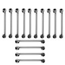 Ver imagem 1 de Barra de Apoio 60cm Aço Inox Kit 14 Unidades Banheiro Box Idoso Gestante Criança Acessibilidade Supo