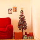 Ver imagem 6 de Árvore Pinheiro de Natal Luxo Verde Nevada 1,20 M 110 Galhos