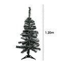 Ver imagem 4 de Árvore Pinheiro de Natal Luxo Verde Nevada 1,20 M 110 Galhos