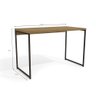 Mesa Para Escritório Estilo Industrial 1,18m LI002 Kappesberg Crome - 2