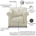 Ver imagem 3 de Poltrona Decorativa Retro Polo com Almofada Veludo 2221 Ezz