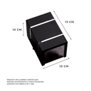 Ver imagem 2 de Arandela 2 Focos E 2 Frisos Externa Parede Muro Ar1510: Cor Preto