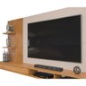 Painel para Tv até 60 Polegadas Ripado com Nichos Dj Móveis Bento Carvalho Griz - 5
