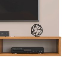 Painel para Tv até 60 Polegadas Ripado com Nichos Dj Móveis Bento Carvalho Griz - 7