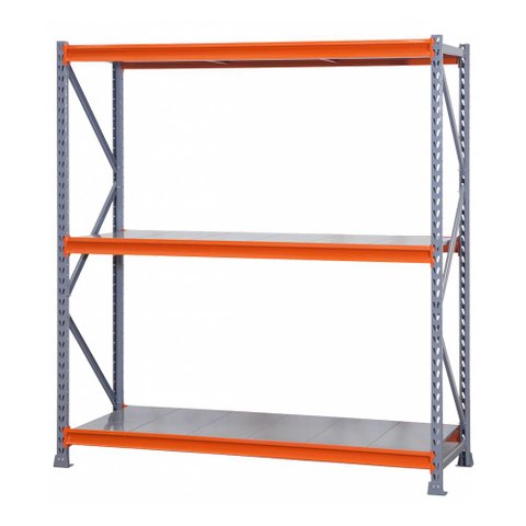 Mini Porta Pallet Mpp3ncpi Inicial 180x80x200cm Estante para Armazenagem com Plano 500kg Sa Gô