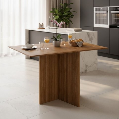 Mesa de Jantar Retangular 6 Lugares 160cm sem Cadeiras Helô Poliman Móveis