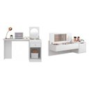 Ver imagem 1 de Conjunto Escrivaninha com Espelho Capricho e Penteadeira Camarim com Espelho Rouge Espresso Móveis