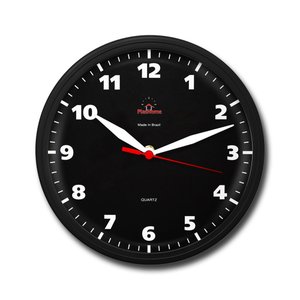 Relógio de Parede Omega 24cm Quartz Phr003 Diversos Modelos Preto Omega