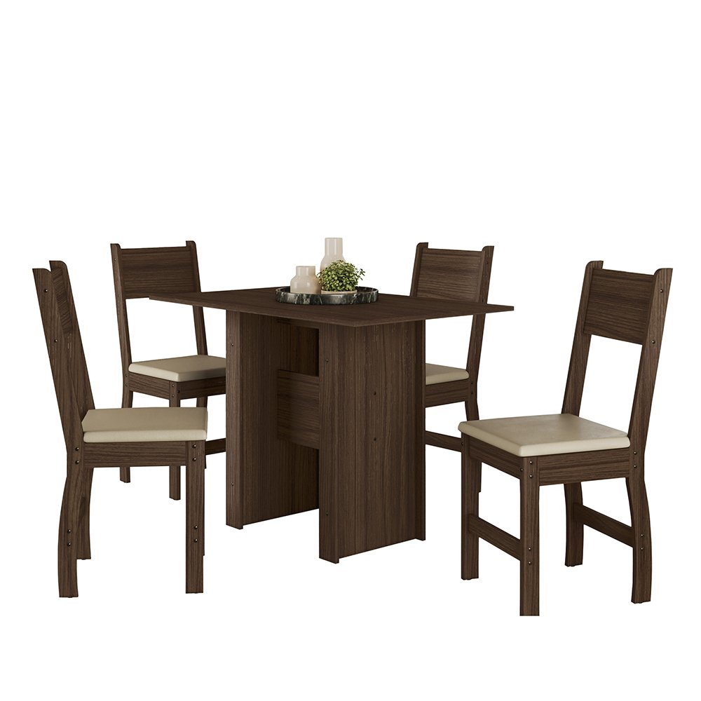 Conjunto Mesa Com 4 Cadeiras Milano  - 3