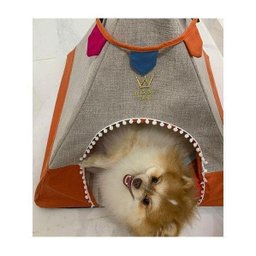 Cabana Apache Woof Classic Poá Preto - 2