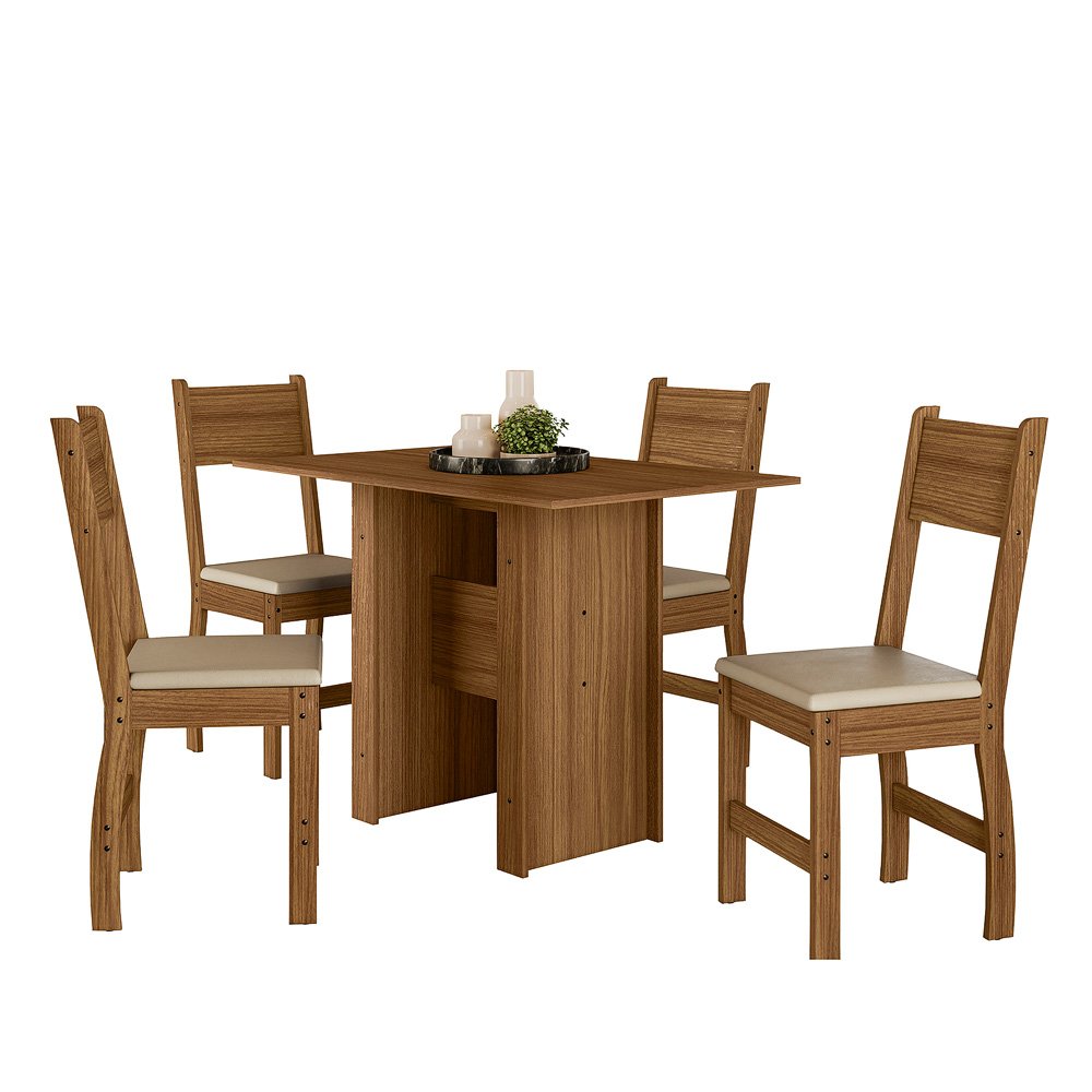 Conjunto Mesa 4 Cadeiras Milano Poliman - 3