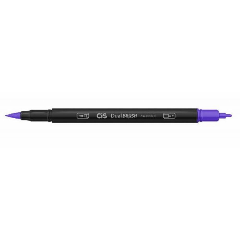 Marcador Dual Brush Aquarelável Violeta - Cis