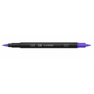 Marcador Dual Brush Aquarelável Violeta - Cis