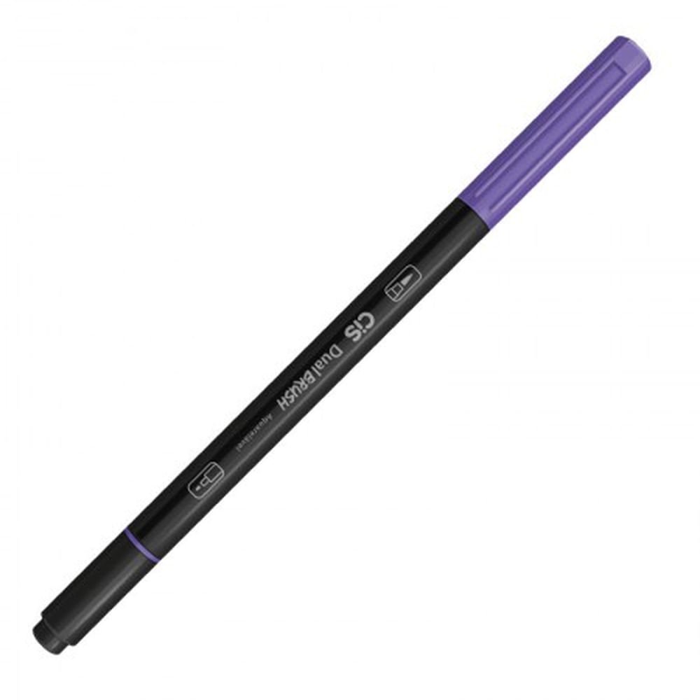 Marcador Dual Brush Aquarelável Violeta - Cis - 2