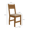 Kit 2 Cadeiras de Jantar MDF Milano - 4