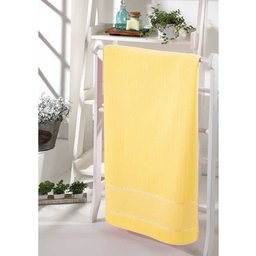 Toalha Lavabo Dohler Velour Para Bordado Bella Amarelo - 1