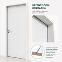 Ver imagem 7 de Kit Porta de Madeira 210x82cm Batente 16cm Lisa Primer Uniportas Abertura Direita Branco