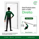 Ver imagem 6 de Kit Porta de Madeira 210x82cm Batente 16cm Lisa Primer Uniportas Abertura Direita Branco