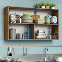 Ver imagem 2 de Armário de Cozinha C/ Vidro 2 Portas 1,20m Castanho/off White