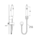 Ver imagem 2 de Ducha Higienica Kohler Purist Cromado 	78361br-4-cp