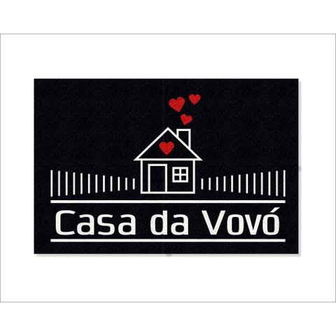 Tapete Capacho Casa da Vovó