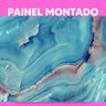 Papel de Parede Painel 3D Mármore Azul Escuro 4M viníl Revestimento Pedra Requinte Auto Colante - 3
