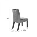 Ver imagem 6 de Conjunto Sala De Jantar Mesa Frisa E 4 Cadeiras Esparta 