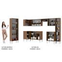 Ver imagem 5 de Armário de Cozinha Completa de Canto 513cm Rustic/Branco Emilly Live Madesa 01