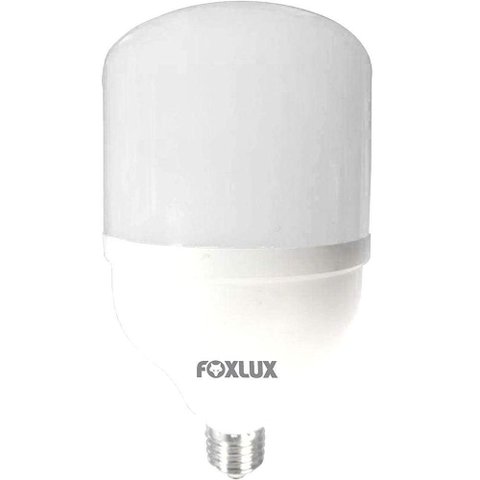 Lâmpada Led Alta Potência Foxlux 30w 6500k Branca Fria 2400lm E-27 Bivolt