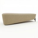 Ver imagem 7 de Puff Recamier Decorativo Orgânico Lavie 140cm Premium Chenille Bouclê Pérola - Abmaza
