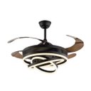 Ver imagem 1 de Ventilador Teto Lustre Retrátil Led Luxuoso