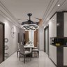 Ventilador Teto Lustre Retrátil Led Luxuoso - 5