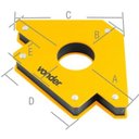 Ver imagem 2 de Esquadro Magnético 30 Kilos - 3599030000 - Vonder Esquadro Magnético 30kg - 3599030000 - Vonder